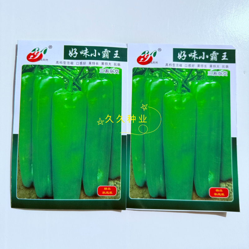 好味小霸王高档型泡椒三系杂交辣椒种子口感好果长大抗病早熟