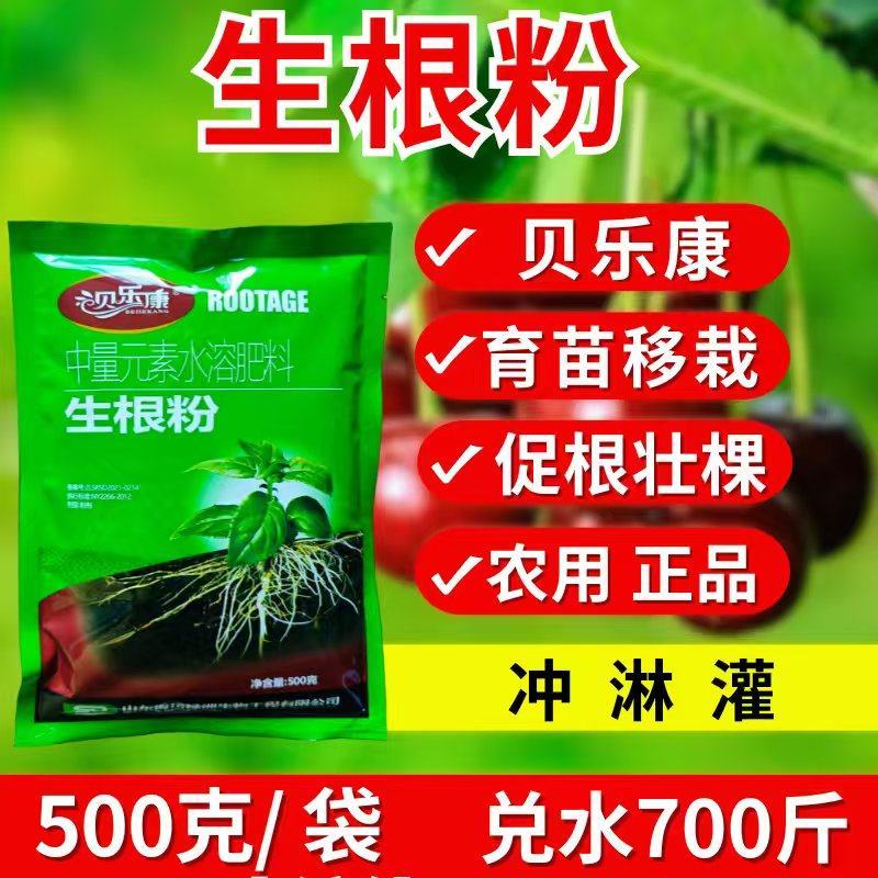 贝乐康生根粉育苗扦插移栽复壮促根壮苗果树蔬菜大田农用冲施