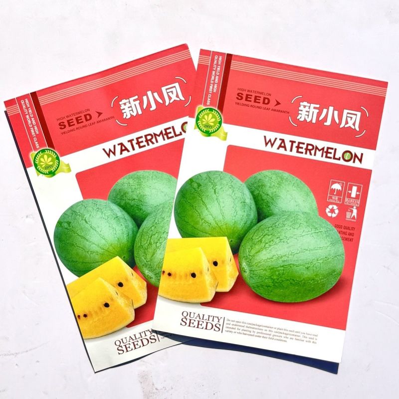 新小凤超甜西瓜种子绿皮黄肉早熟薄皮黄瓤含糖高礼品型小西瓜