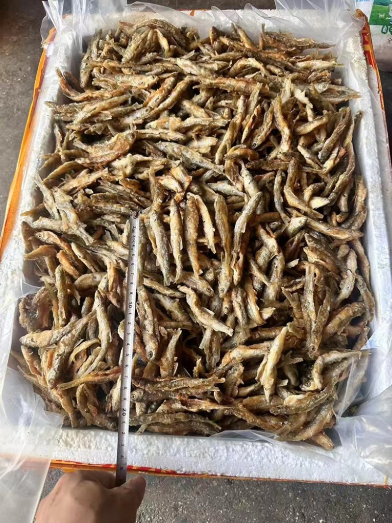 香酥开肚小河鱼干面粉鱼地摊电商批发油炸鱼鱼干干鱼