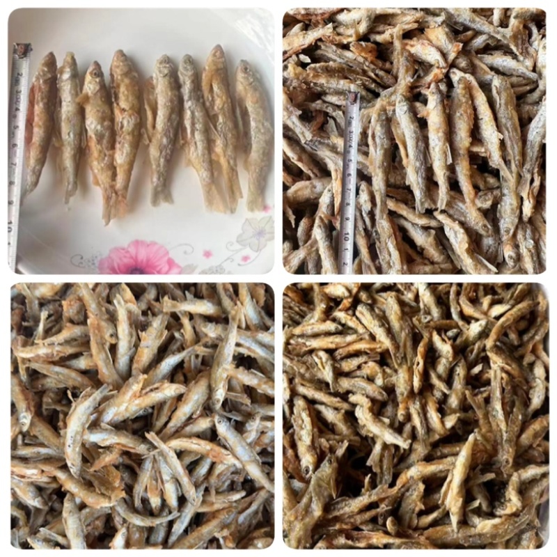 香酥开肚小河鱼干面粉鱼地摊电商批发油炸鱼鱼干干鱼
