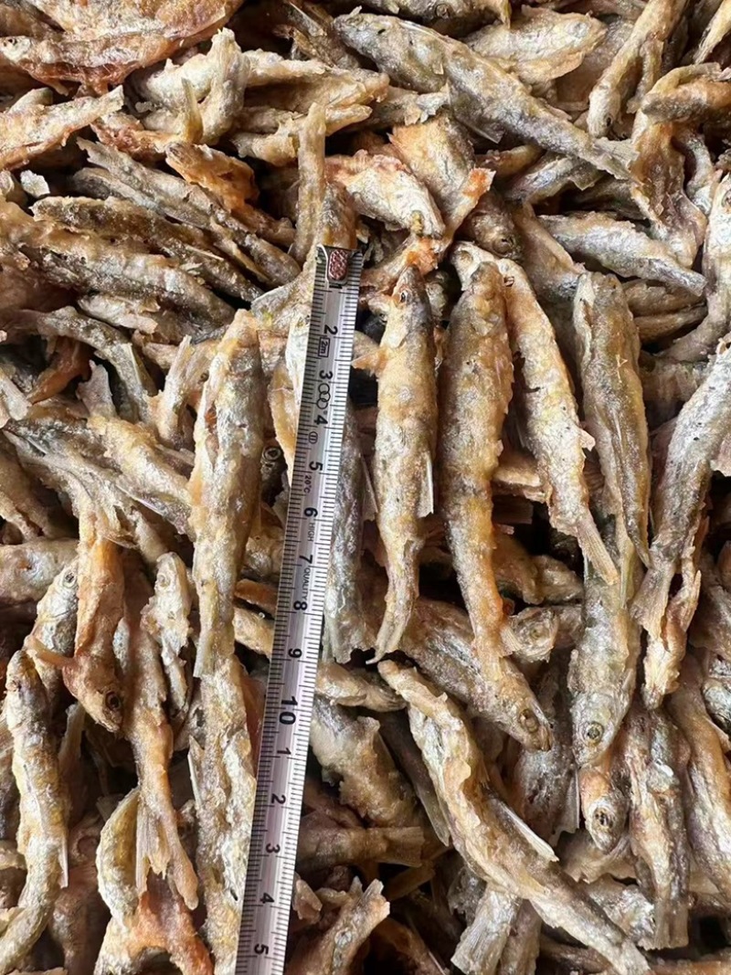 香酥开肚小河鱼面粉鱼干地摊电商批发有盐油炸鱼鱼干干鱼