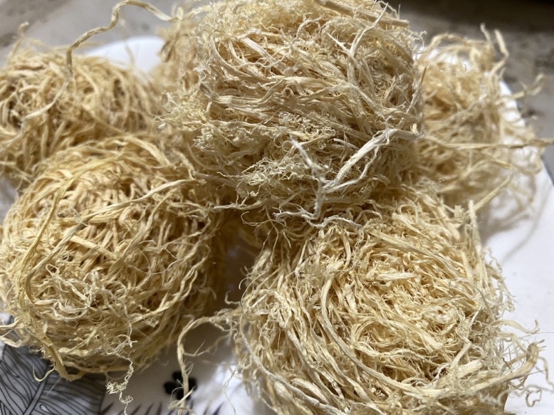 竹茹球竹茹丝新货颜色好质量保证