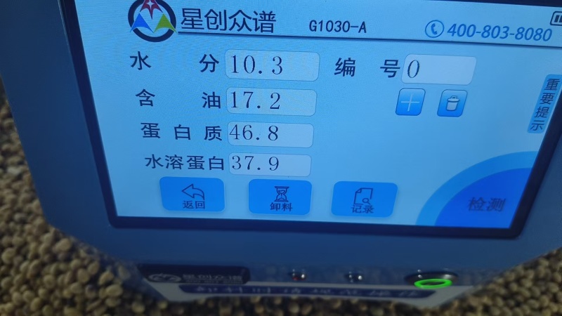 超高蛋白黄豆47含量，水溶蛋白38，含油17.2