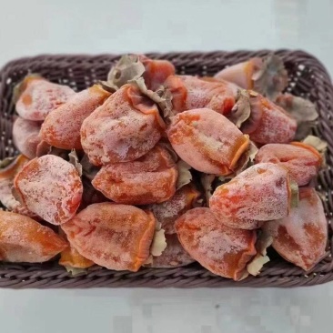 富平柿饼25年新货礼盒装陕西吊柿子饼独立包装流心柿饼