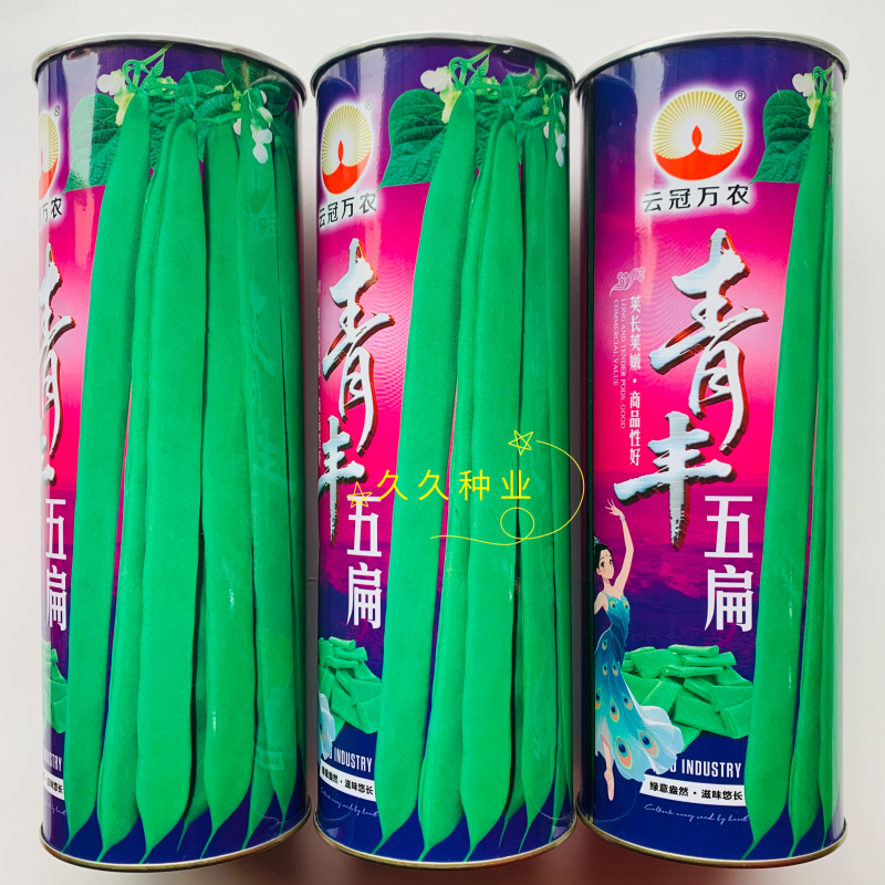 青丰五扁架豆种子早熟绿扁架豆种子嫩荚肉厚鲜嫩无筋糯爽春秋
