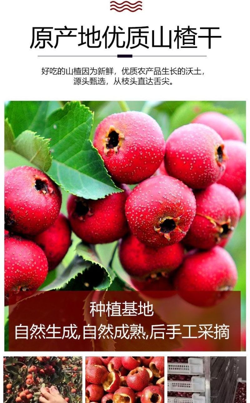 山楂片，山楂圈，山楂干，包邮，0.添加，泡水开胃家中常备