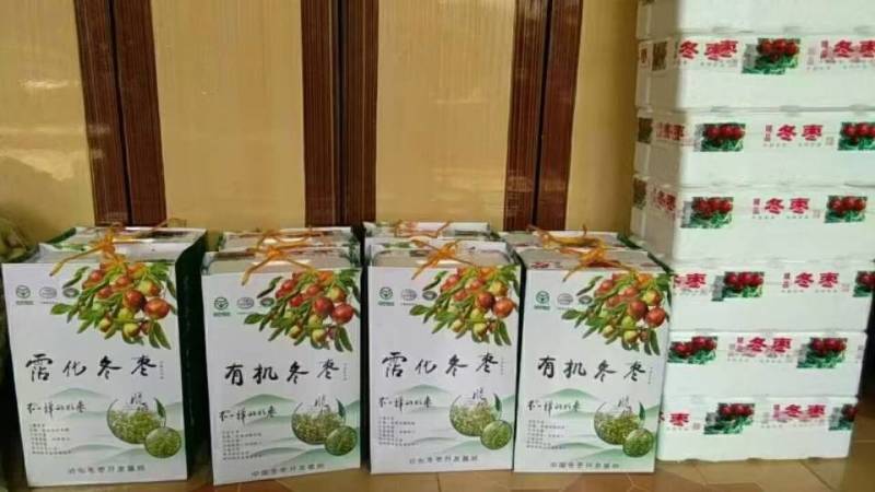 沾化冬枣新鲜上市，甜脆多汁，天然***，健康美味**！