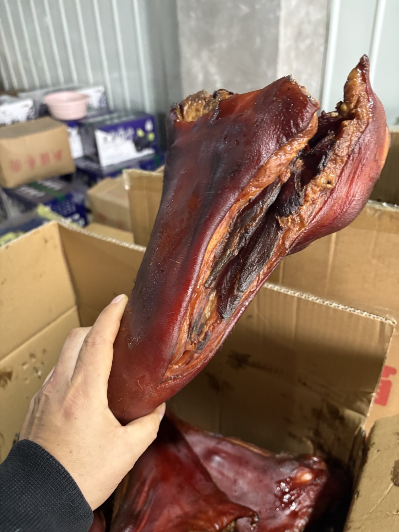 【腊肉】腊猪脚烟熏腊猪脚小开口农家烟熏腊猪脚