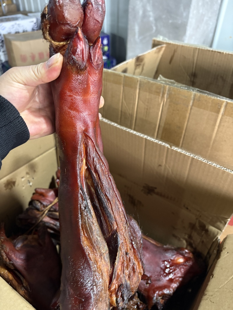 【腊肉】腊猪脚烟熏腊猪脚小开口农家烟熏腊猪脚