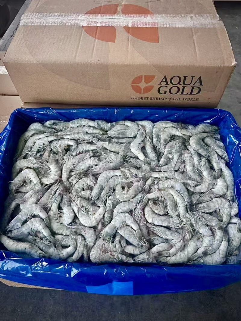 南美白对虾20-80规格有信欧玛莎卡玛盐水冻