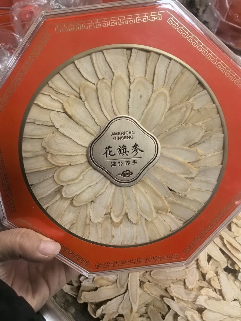 进口西洋参斜片手选片