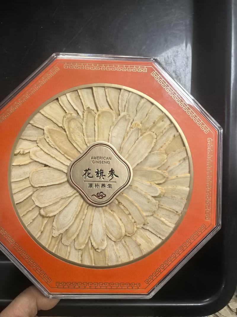 进口西洋参斜片手选片