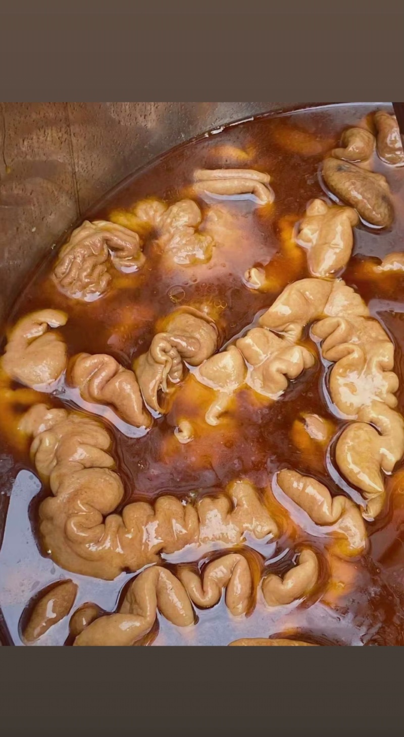 鑫业大肠，开箱实拍性价比非常高，饭店食堂都适合。