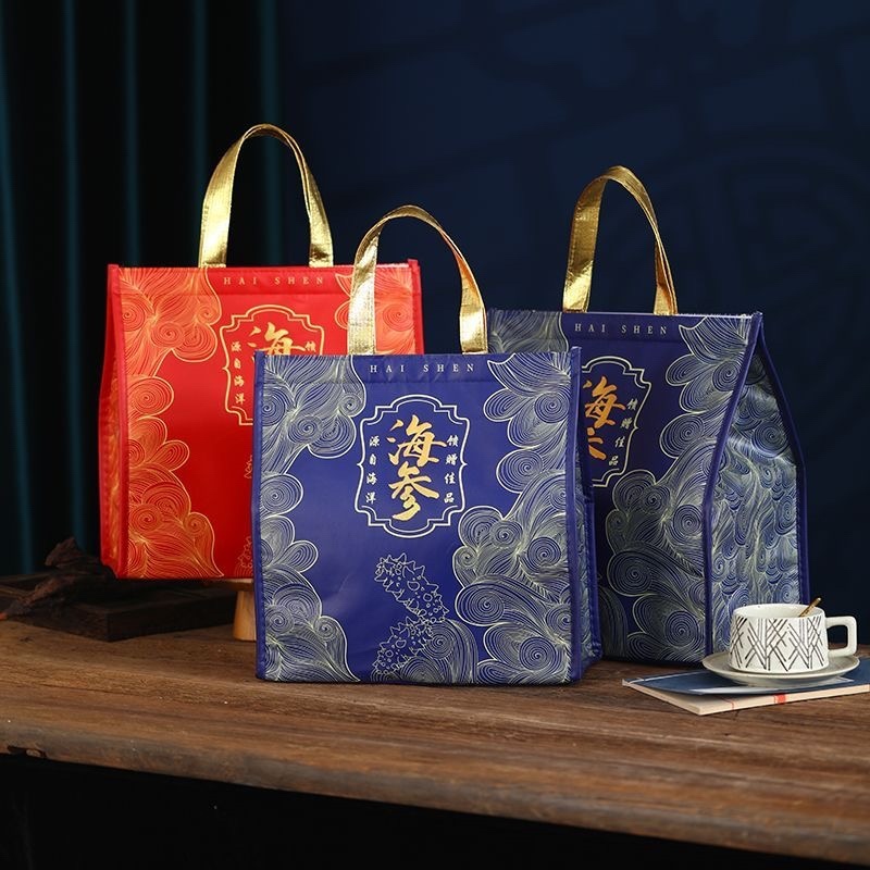 保温袋海鲜包装袋海参包装袋海鲜礼品包装袋大礼包装冷藏包装