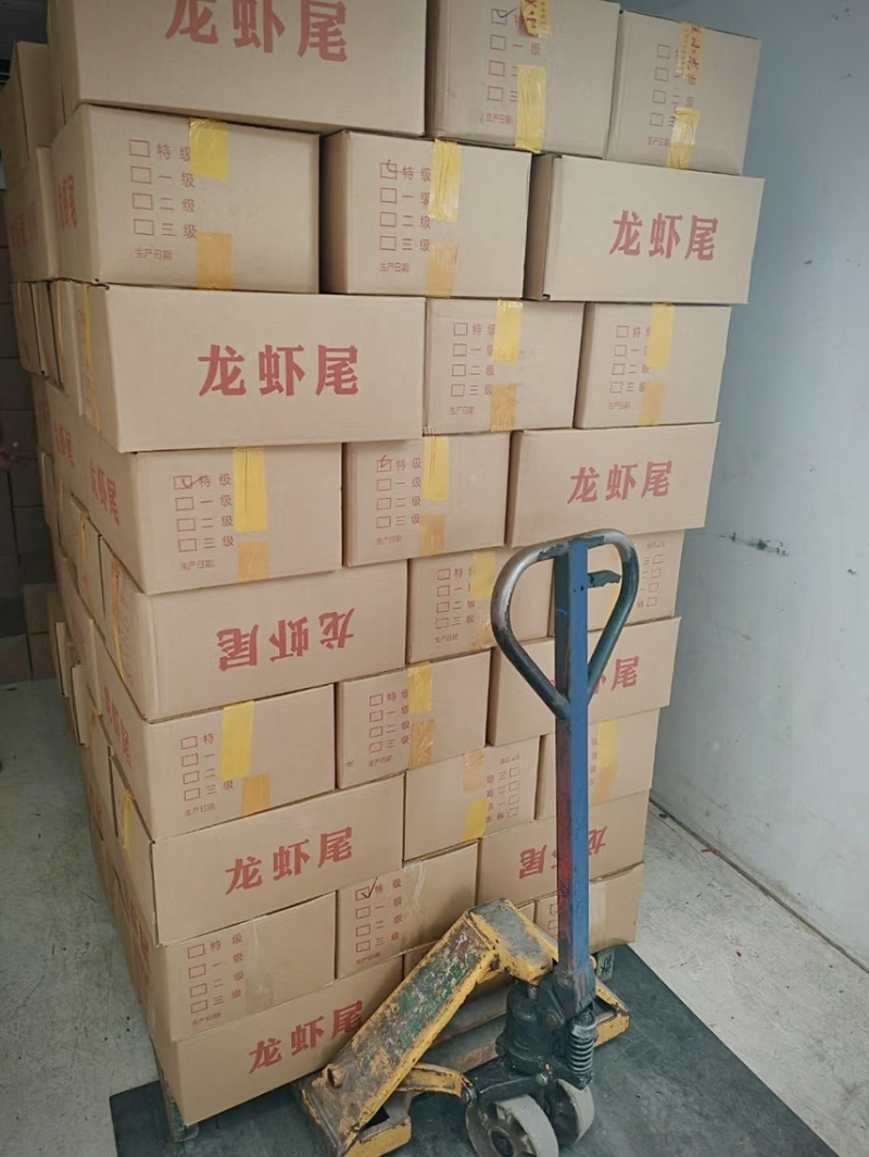 原料无冰虾尾特级一级二级三级无