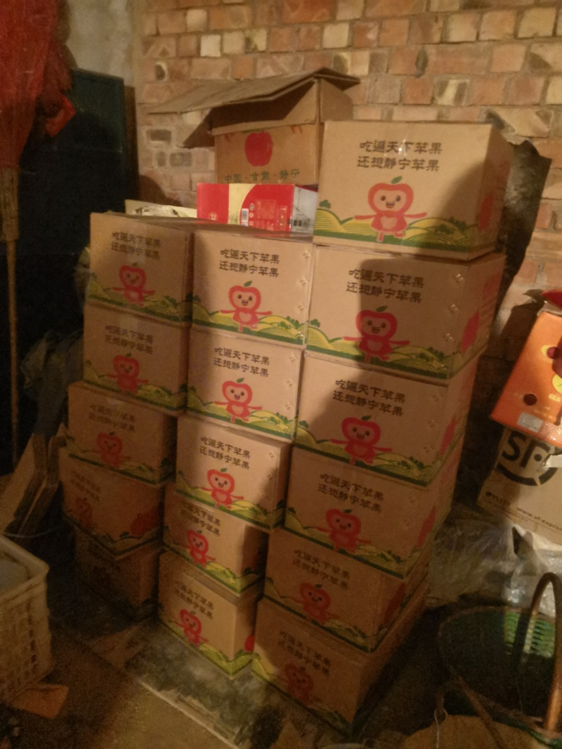 静宁山地自种红富士苹果