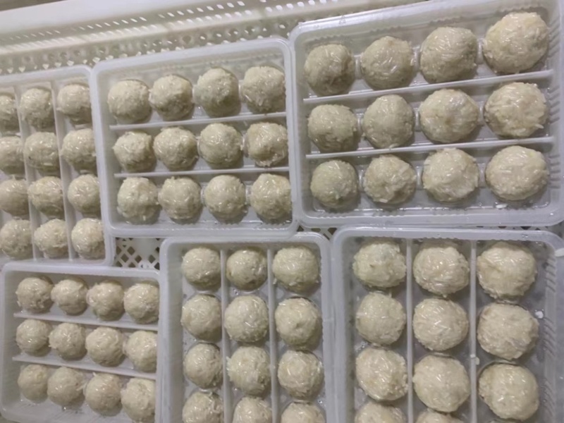 手工糯米藕丸子