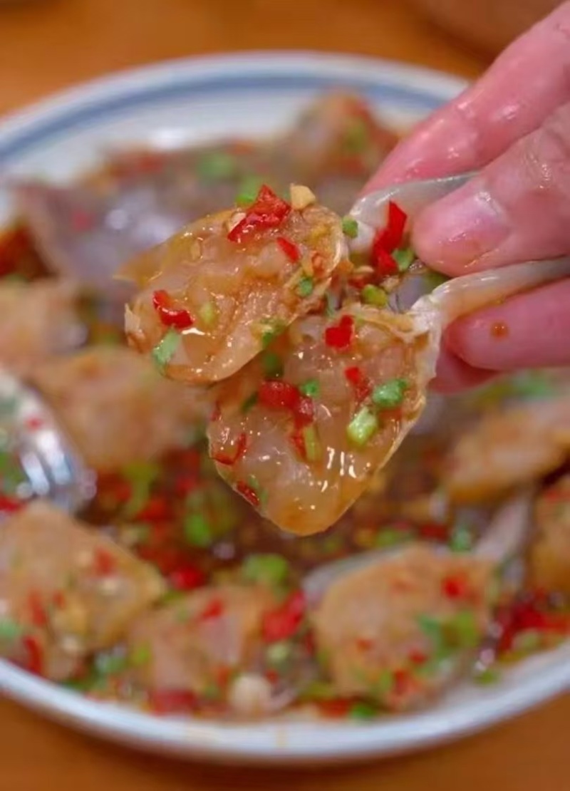 生腌蟹块梭子蟹花蟹即食海蟹蟹块