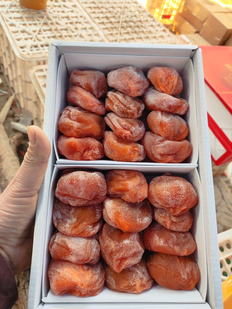 山东青州霜降柿饼微霜流心柿饼电商柿饼临朐隐士柿饼