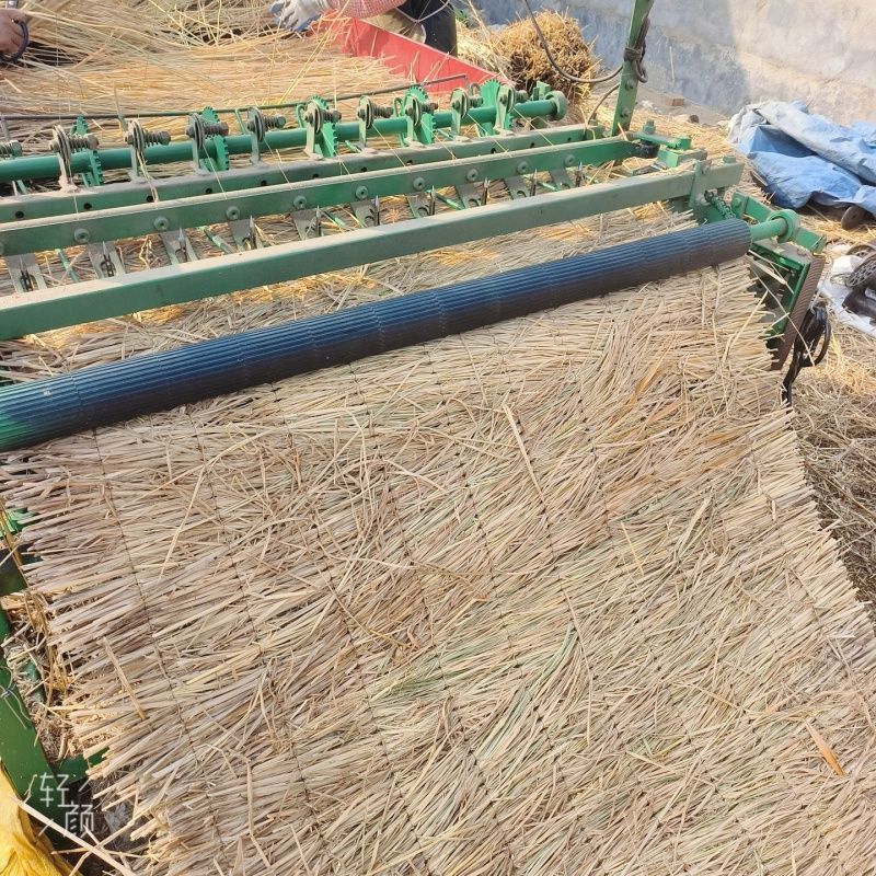 稻草帘子隔热草帘保温耐寒手工编织稻草精致草帘子农家乐装饰稻草