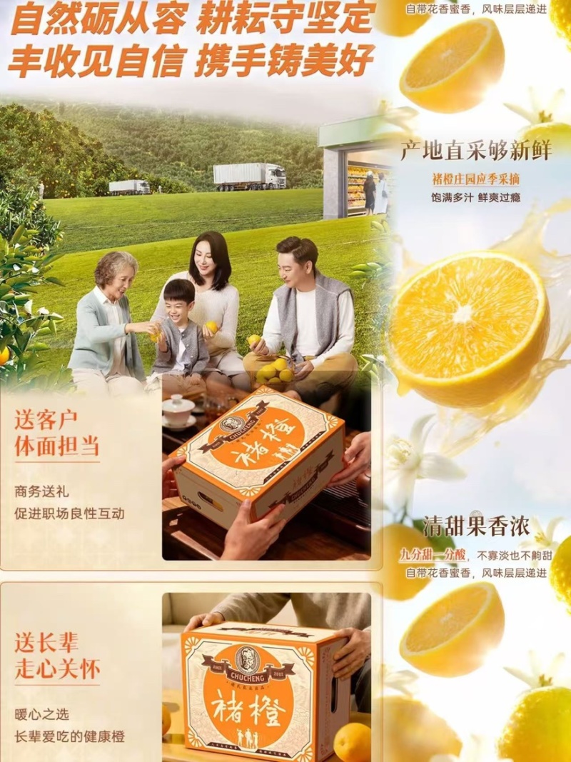 云南哀牢山褚橙，10斤包装盒扫码验真伪，产地直发一件包邮