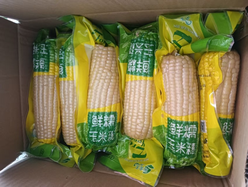 黑白黄糯玉米