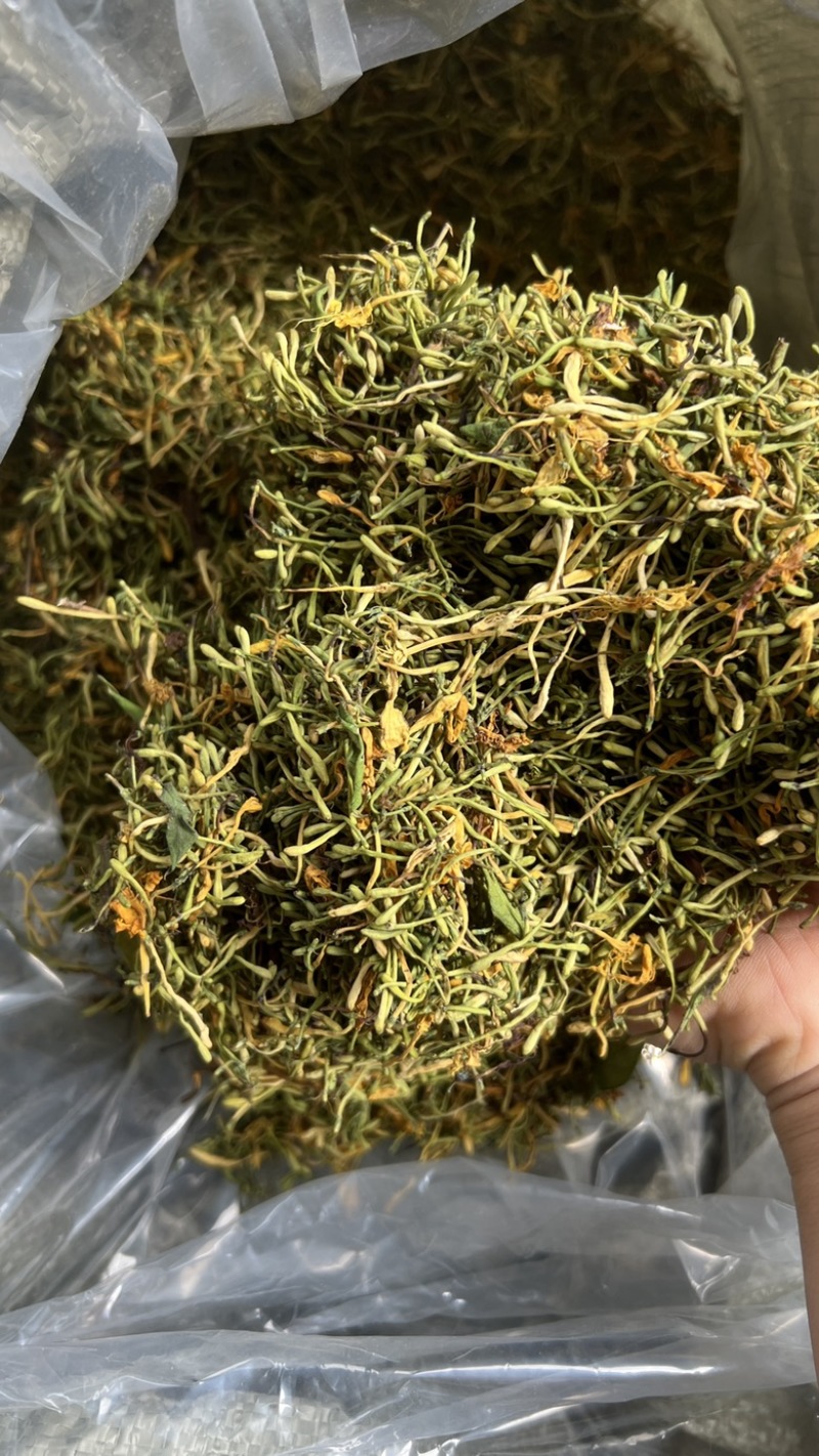野生金银花，无琉金银花新鲜干货，5斤起批包邮