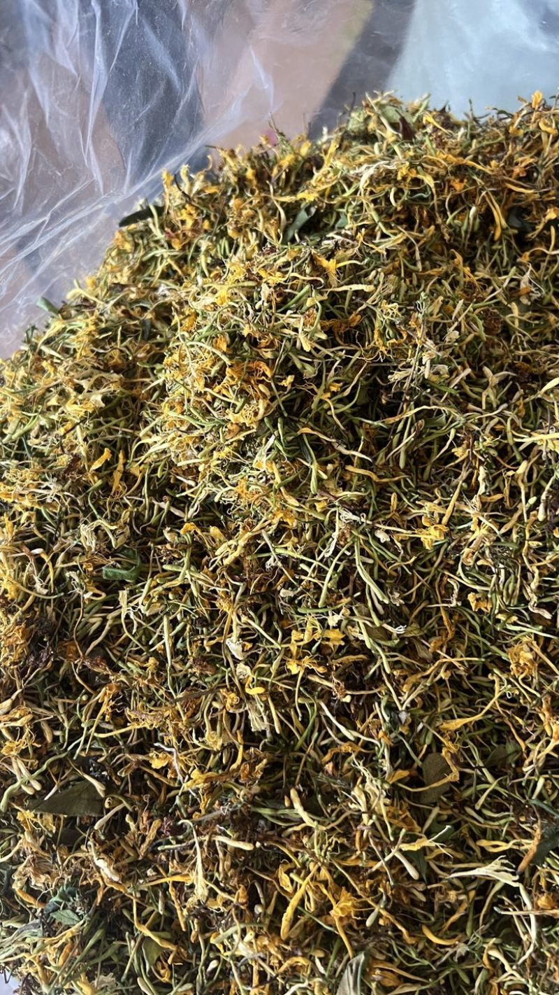 野生金银花，无琉金银花新鲜干货，5斤起批包邮