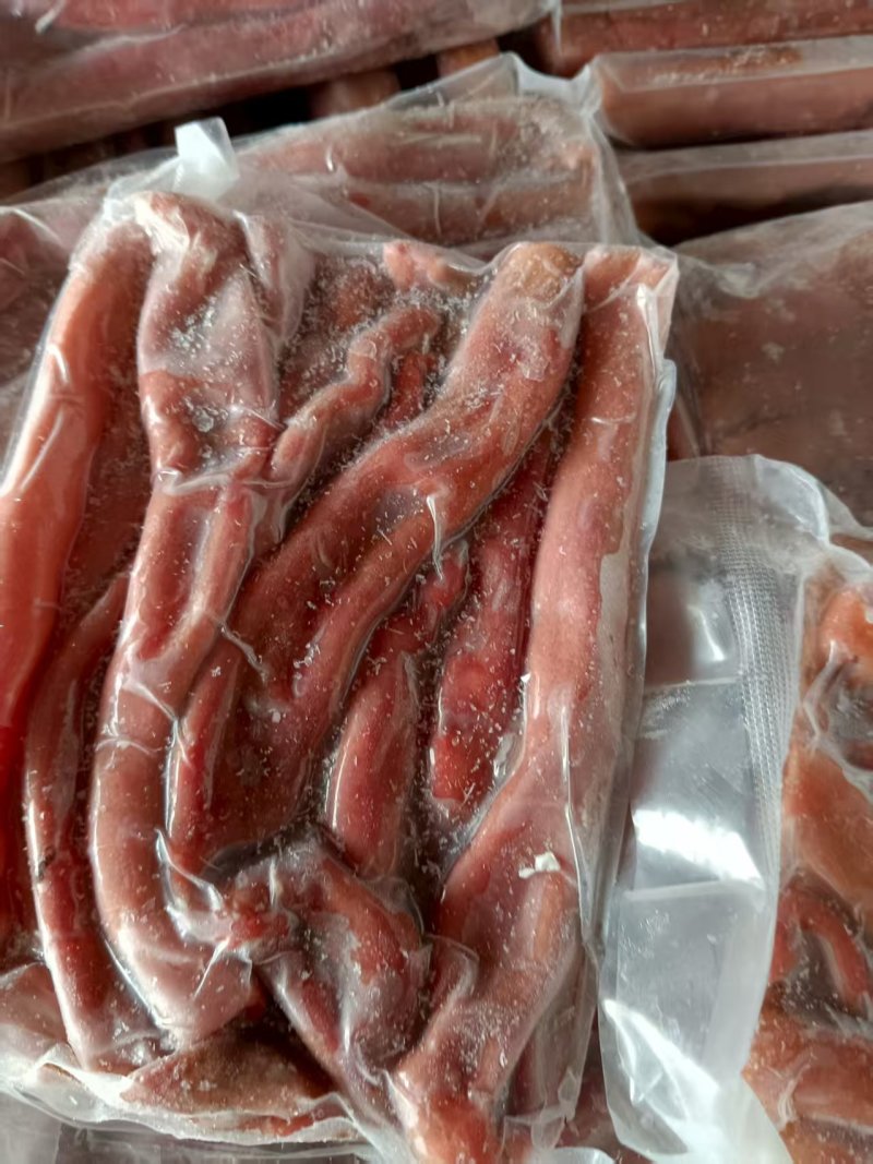 精品急冻细海肠朝鲜厚皮海肠皮原料祛脏海肠子捞汁炒酒店原料