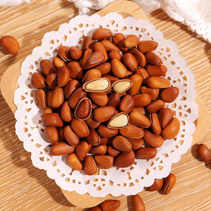 开口松子东北特产大颗粒开口原味新货坚果批发零食袋装松子