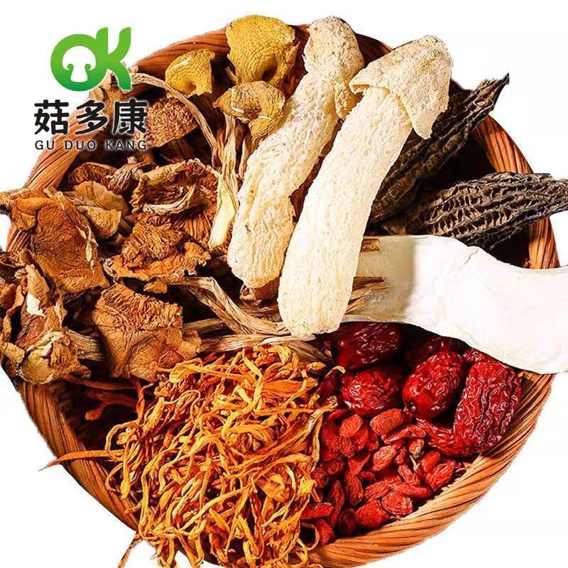 羊肚菌姬松茸菌汤包，十二珍菌菇汤料包