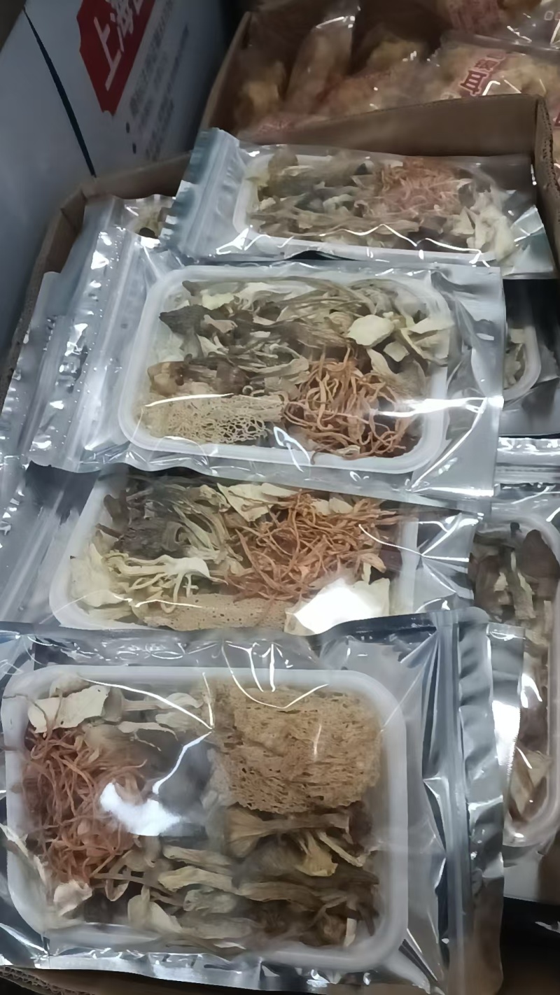 羊肚菌姬松茸菌汤包，十二珍菌菇汤料包