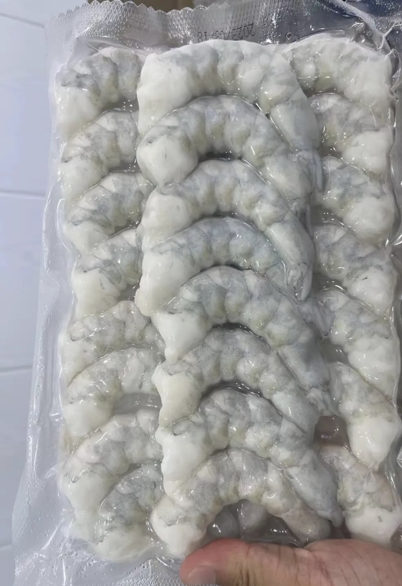 A3板A2装青虾仁8板/箱去虾线海虾仁