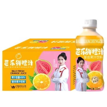 芭乐橙汁350ml×12瓶。