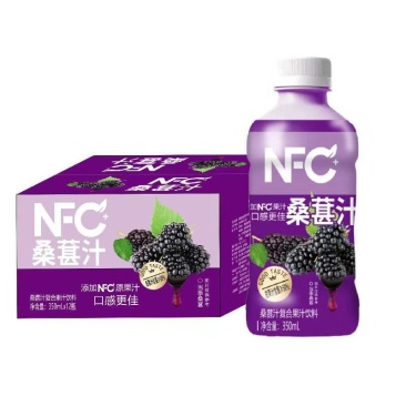 桑葚汁果汁饮料350ml×12瓶。