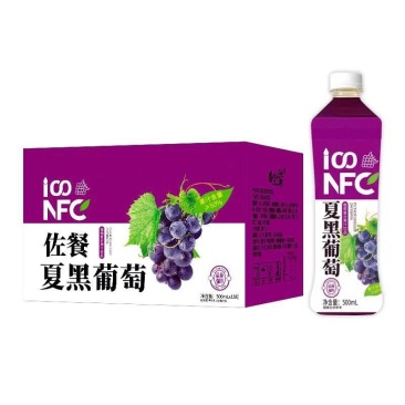 夏黑葡萄汁果汁饮料500ml×15瓶。