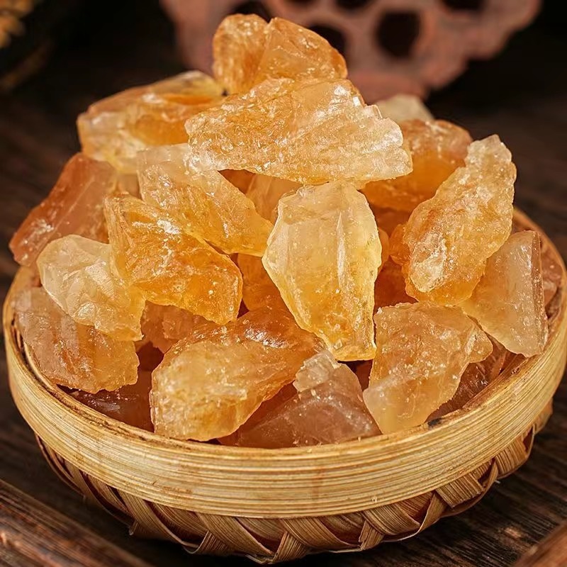 云南黄冰糖甘蔗熬制老冰糖大货批发多晶黄冰糖