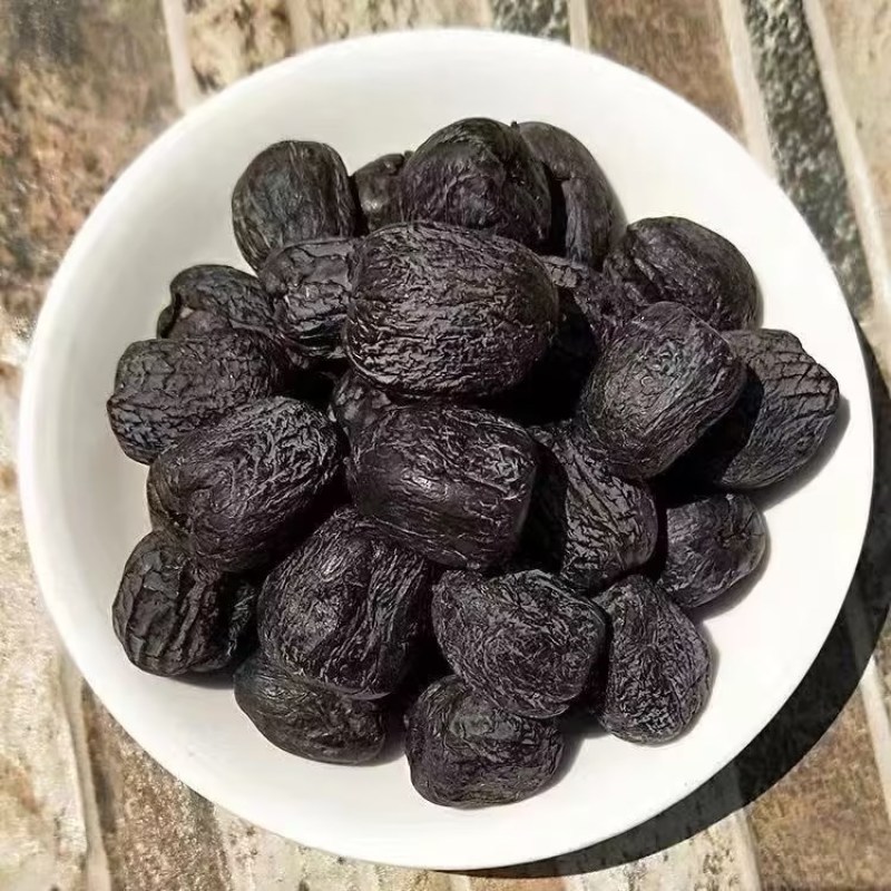 新鲜干货野生无核软枣小柿子黑枣野柿子零食糖葫芦煲汤