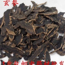 包邮）玄参元参优质黑参配麦冬桔梗玄参片500克