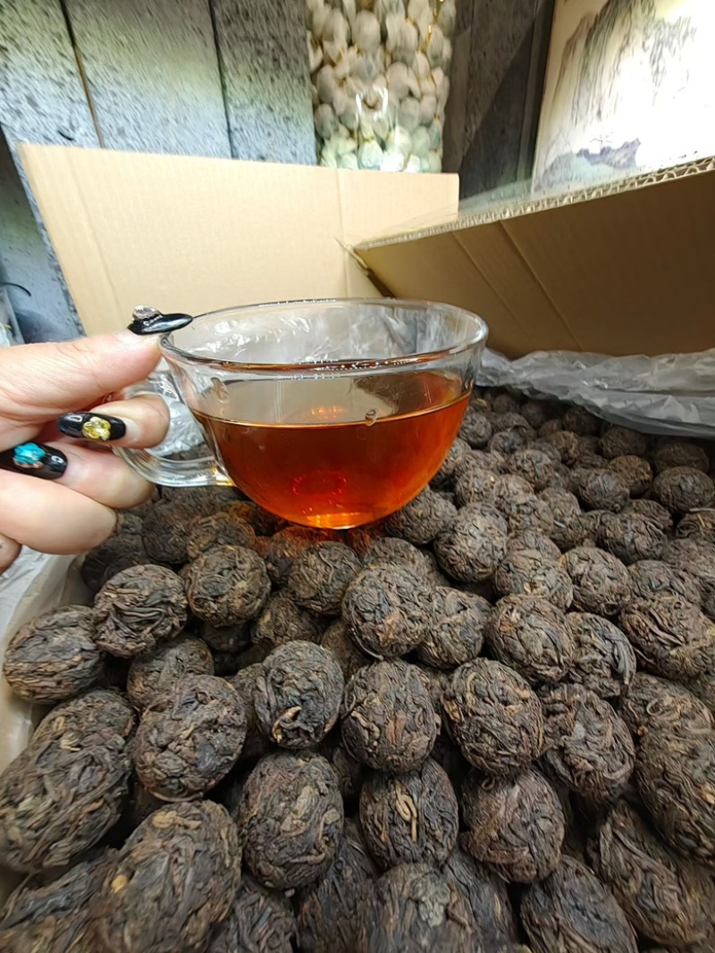 工厂直销，普洱熟茶龙珠清仓换钱，有大货，全国发货