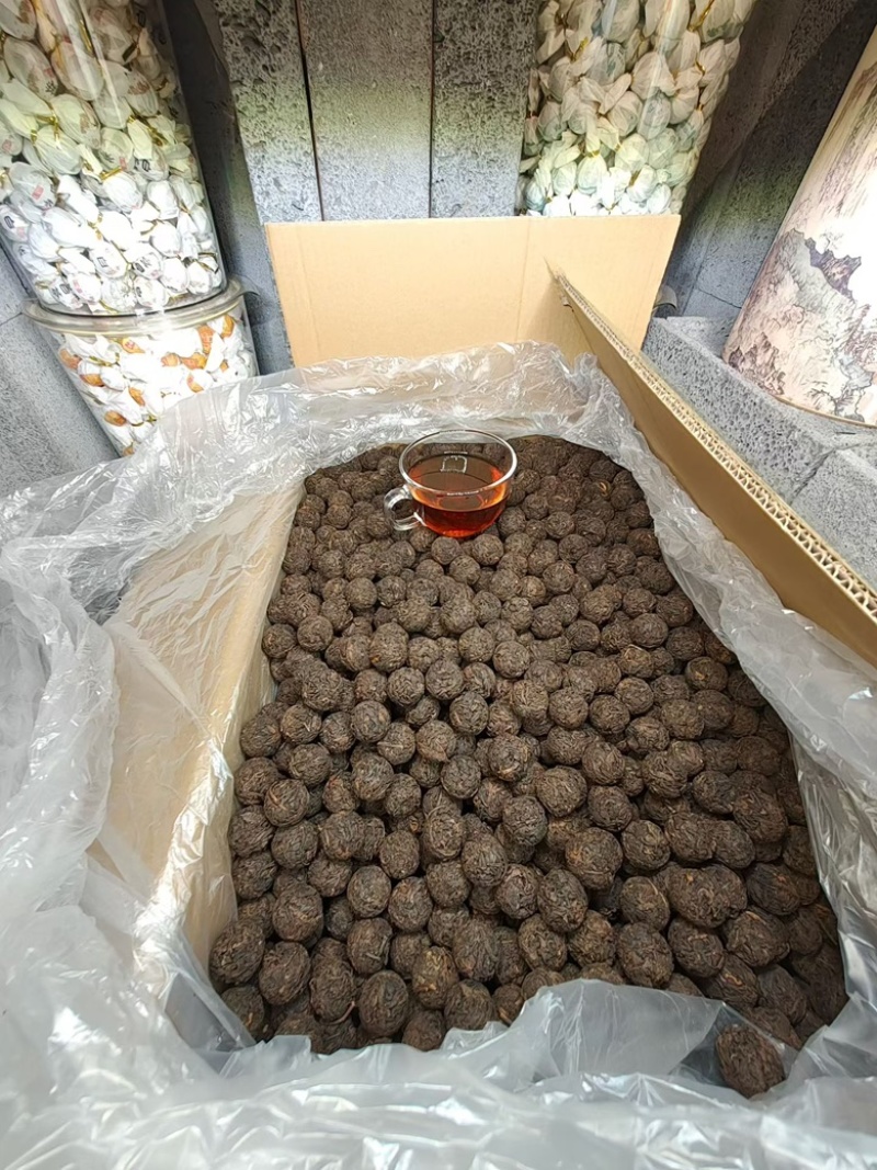 工厂直销，普洱熟茶龙珠清仓换钱，有大货，全国发货