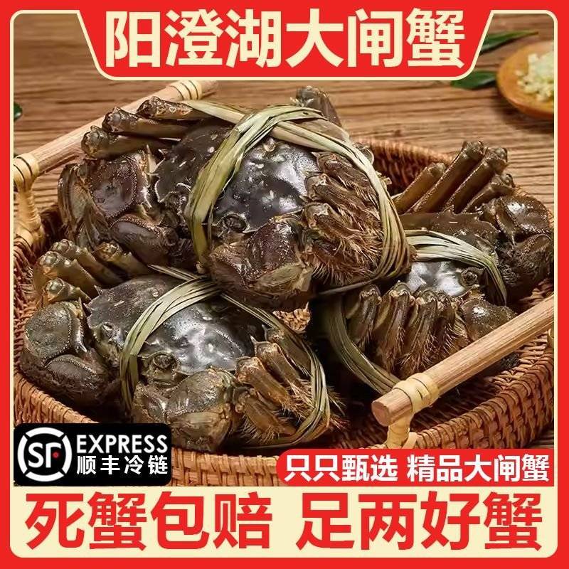 《热卖》江苏阳澄湖大闸蟹基地直发售后无忧欢迎下单！