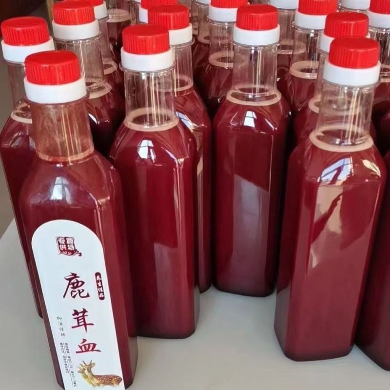 新鲜双阳梅花东北鹿茸血酒吉林正品高浓度新鲜加酒保鲜