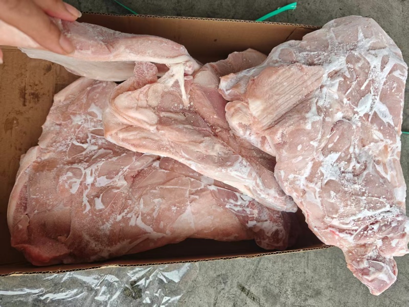 肥猪带皮后上肉