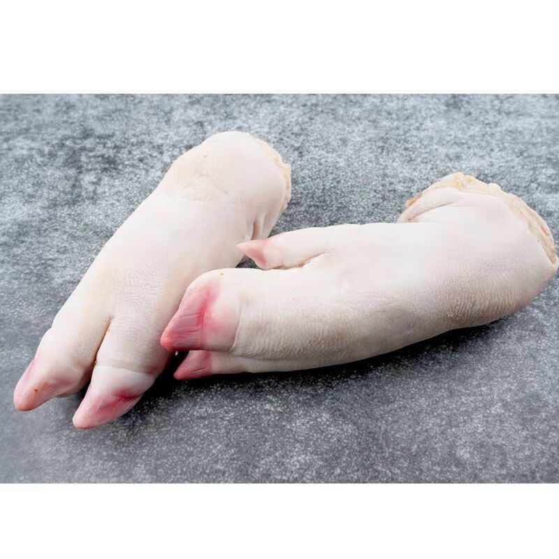 10只新鲜带筋猪蹄子营养蹄筋前蹄8只批发生猪