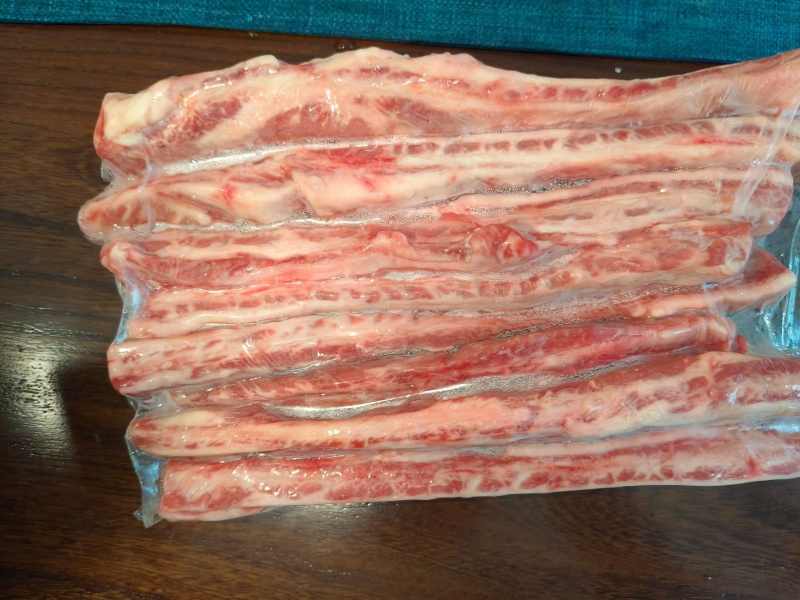 安格斯谷饲牛牛肋条长后胸肋条和牛短肋