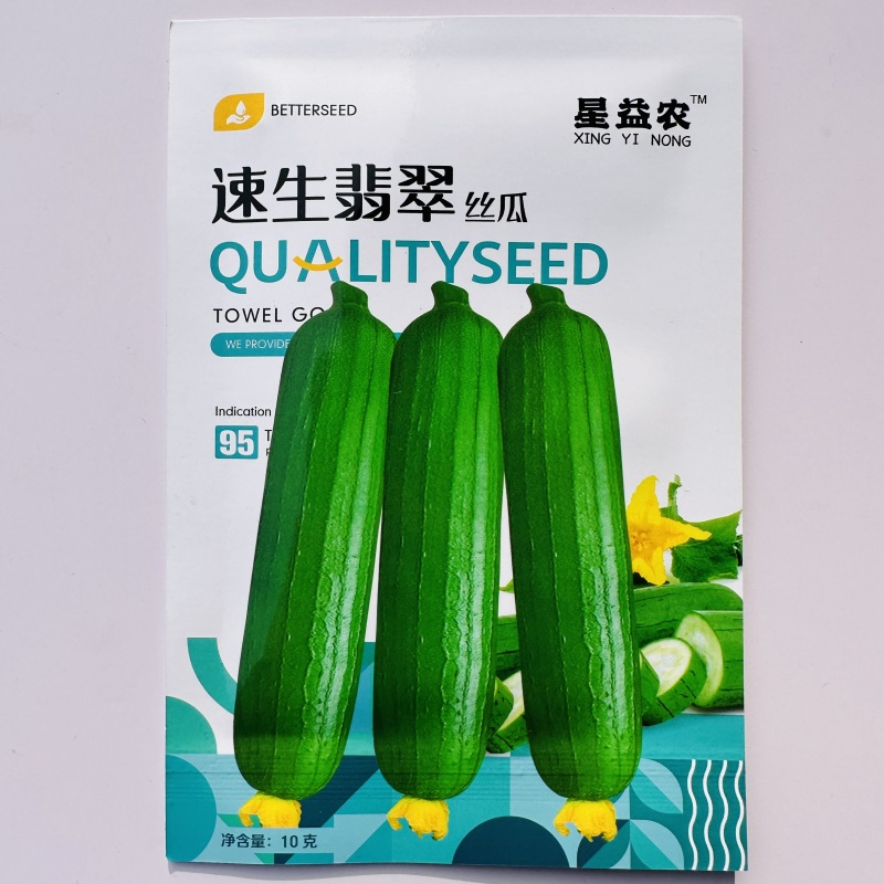 天禧早熟速生翡翠香丝瓜种子短棒丝瓜种子香味浓耐低温