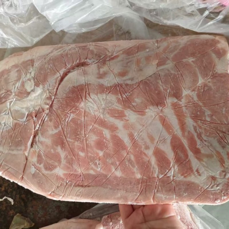 肥猪带皮五花