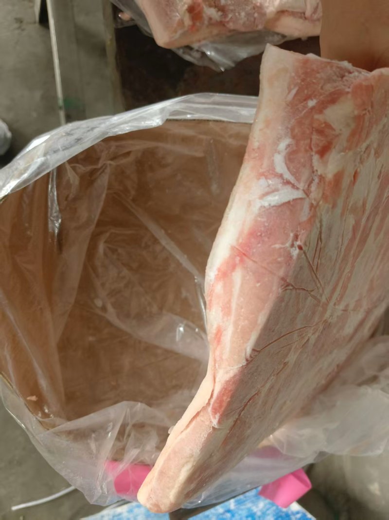 肥猪带皮五花